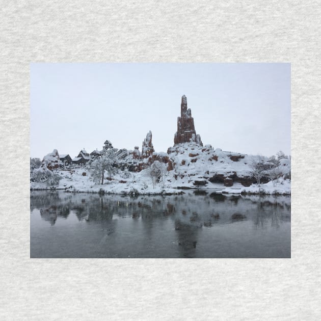 Snowy Big Thunder Mountain by kiwimick